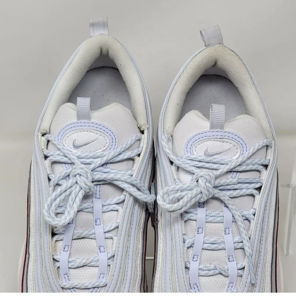Nike Air Max 97 DIY Flare White Grey Pink Shoes CW5567-100 Mens Size 8 Pre-owned main image 8